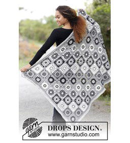 Deken gemaakt van Drops Puna