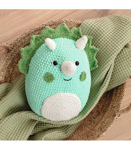 Haakpatroon squishie Dirk de dinosaurus