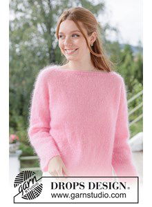Luchtige raglan trui breien in zachte mohair