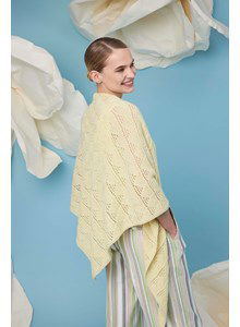 Driehoekige omslagdoek in ajourpatroon Ivy