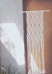 Macrame patroon Wandkleed