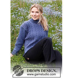 Damestrui gemaakt van Drops Merino extra fine
