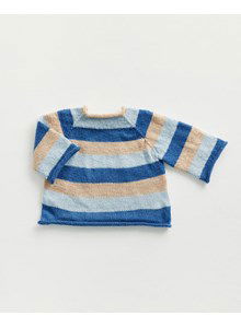 Gestreepte babytrui Bonny blauw