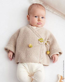 Lana Grossa breipatroon babyvest met ....