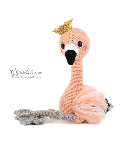 Haakpatroon Knuffel Flamingo
