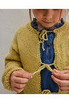 Breipatroon Kindervest met striksluiting van andere kant