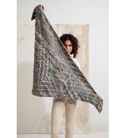 Driehoekige sjaal gemaakt van Breinaalden