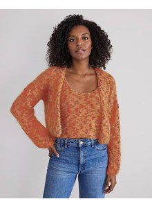 Bolero in gespikkeld patroon