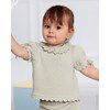 Baby of peuter t-shirt met sierrandjes