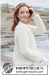 Breipatroon Soft Waves Sweater van andere kant