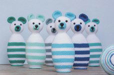 Haakpatroon Spel met kegels