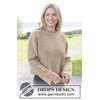 top-down damestrui met Europese pas gemaakt van DROPS Soft Tweed