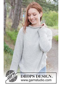 Zachte gebreide trui met elegante zadelschouders