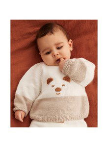 Babytrui met berenhoofd