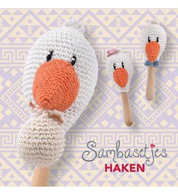 Sambabal Ooievaar gemaakt van Basis en versteviging