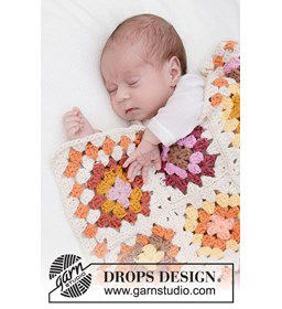 Babydeken gemaakt van Drops Paris