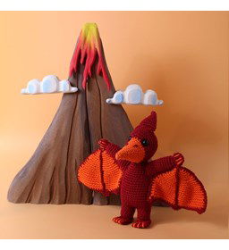 Ptenodactyl gemaakt van Durable Coral