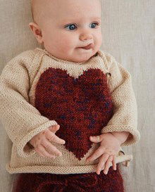 Babytruitje met raglanmouwen