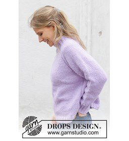 Damestrui met raglanmouwen gemaakt van Drops Air