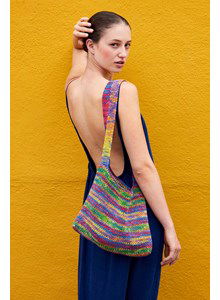 vierkante tas Ravena met brede schouderband