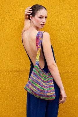 Trendy vierkante tas Ravena, eenvoudig ....