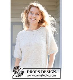 Blossom Whisper Trui gemaakt van Drops Alpaca