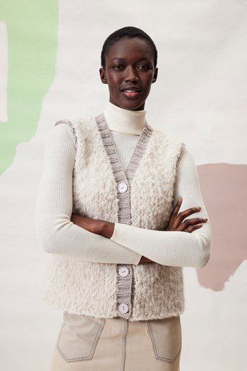 Mouwloos vest Maureen