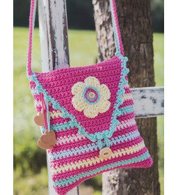 Tasje gemaakt van knopen