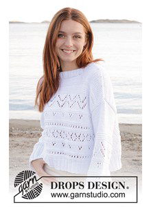 Damestrui met geometrische ajourpatroon