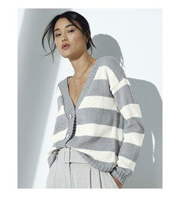 Damesvest gemaakt van Phildar Phil Ocean