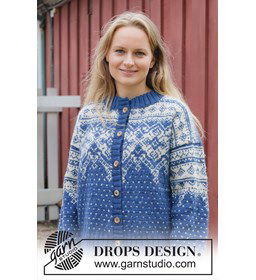 Evening Star cardigan gemaakt van Drops Karisma