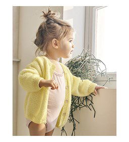 Kindervest gemaakt van Phildar Phil Bonbon