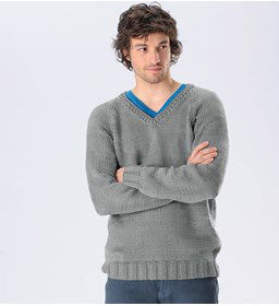 Herentrui gemaakt van Phildar Phil Looping