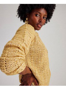 Trui met waaierpatroon