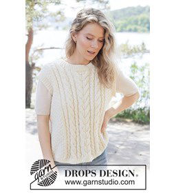 Vanilla Merengue Vest gemaakt van Rondbreinaald nr 5