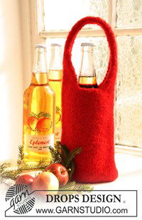 haakpatroon gevilte-flessenkoeler