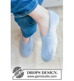 Warme gevilte herensloffen breien van pure wol gemaakt van Breinaalden zonder knop