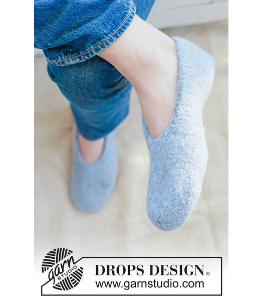 Breipatroon Warme gevilte herensloffen breien van pure wol