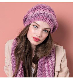 Baret gemaakt van Phildar Phil Mikado