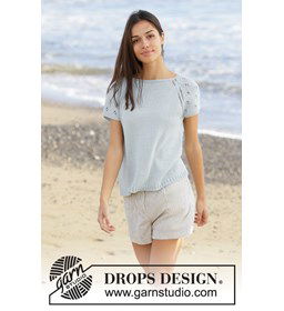 Hemdje voor dames gemaakt van Drops Safran