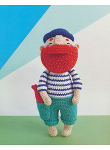 Pop visser met baard