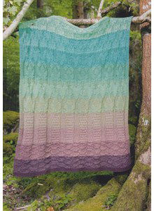 Deken meerkleurig bos