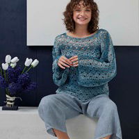 Damestrui Yumi in open waaierpatroon