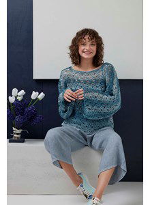 Demstrui Yumi in open waaierpatroon