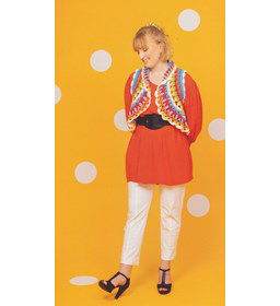 Damesgilet met kraag gemaakt van Durable Cosy Fine