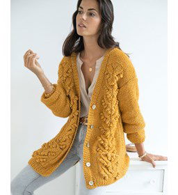 Vest Lili-Rose gemaakt van Phildar Phil nuage