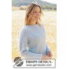 Top-down gebreide trui met zadelschouders in DROPS Air gemaakt van Rondbreinaald nr 3,5