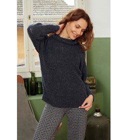 Damestrui met raglanmouw gemaakt van Lang Yarns Phoenix