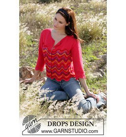 Vest gemaakt van Drops Safran