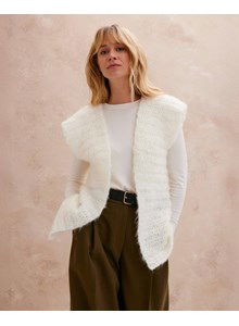 Recht mouwloos damesvest